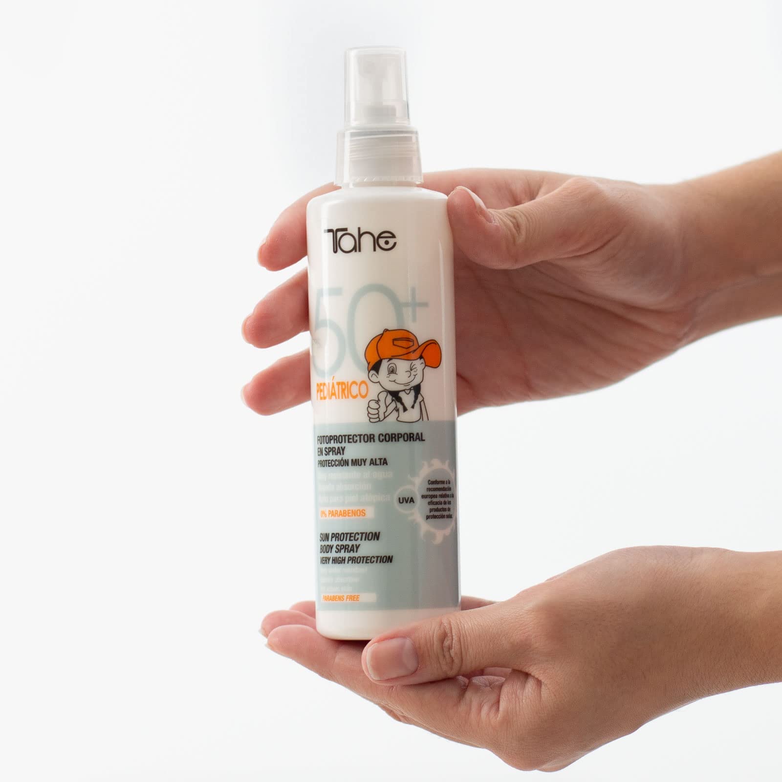 Tahe Sun Protect Protector Solar Niños Pediátrico Protección Solar en Spray para Niños Corporal FPS 50+ 200 ml