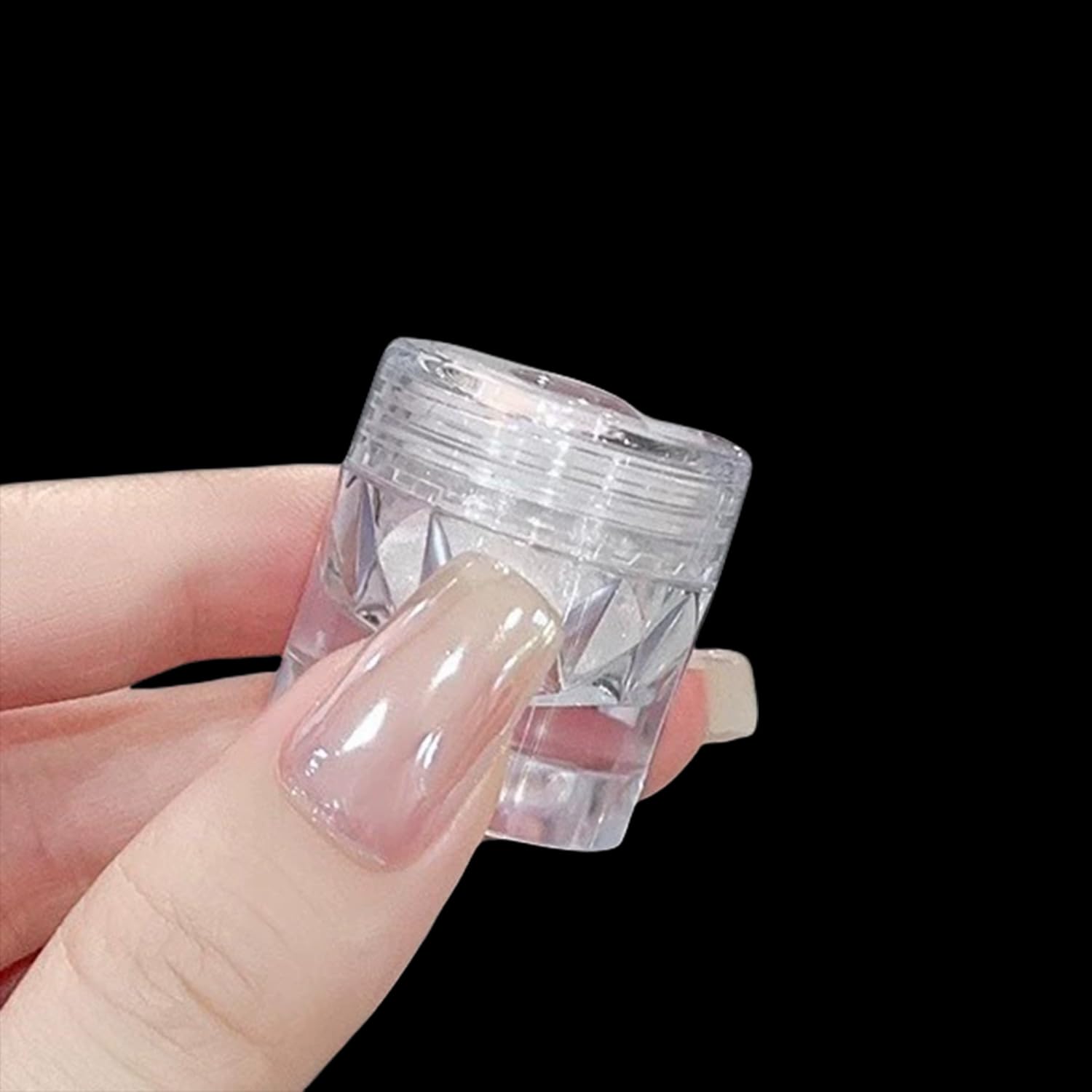 Moonlight White Chrome Nail Powder, White Pearl Nail Powder Pigment Mirror Effect Aurora Magic Pearlescent Nail Glitter Nail Art 3g/Jar