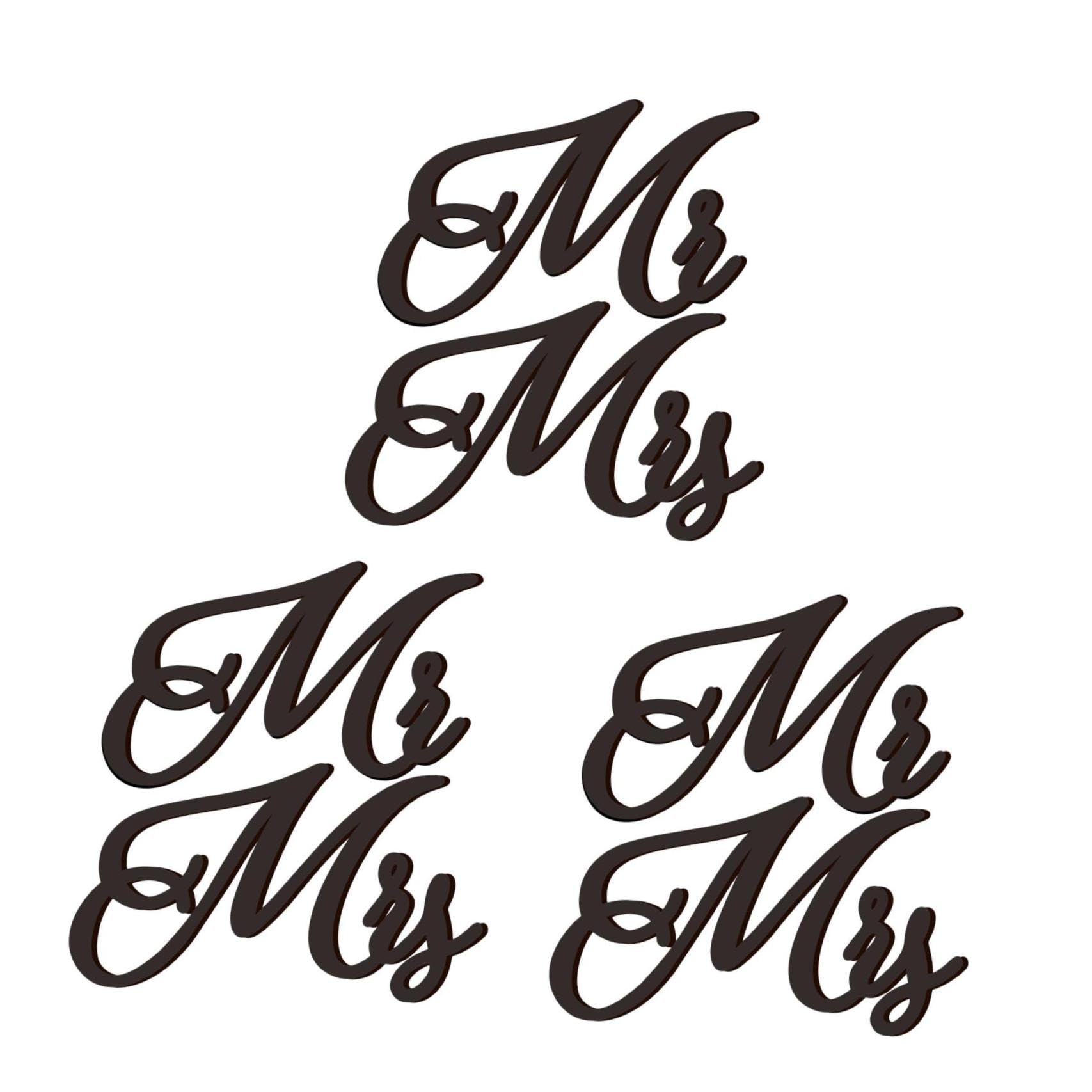STOBAZA 3sätze Mr Mrs Hochzeitsstuhl-schild Aus Holz Mit Satinband Dekoration Für Hochzeiten Verlobungsfeiern Und Jubiläen Klare Druckqualität Für Romantische Atmosphäre
