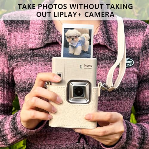 Funda para cámara Fujifilm Instax Mini LiPlay+ color blanco miniatura 6