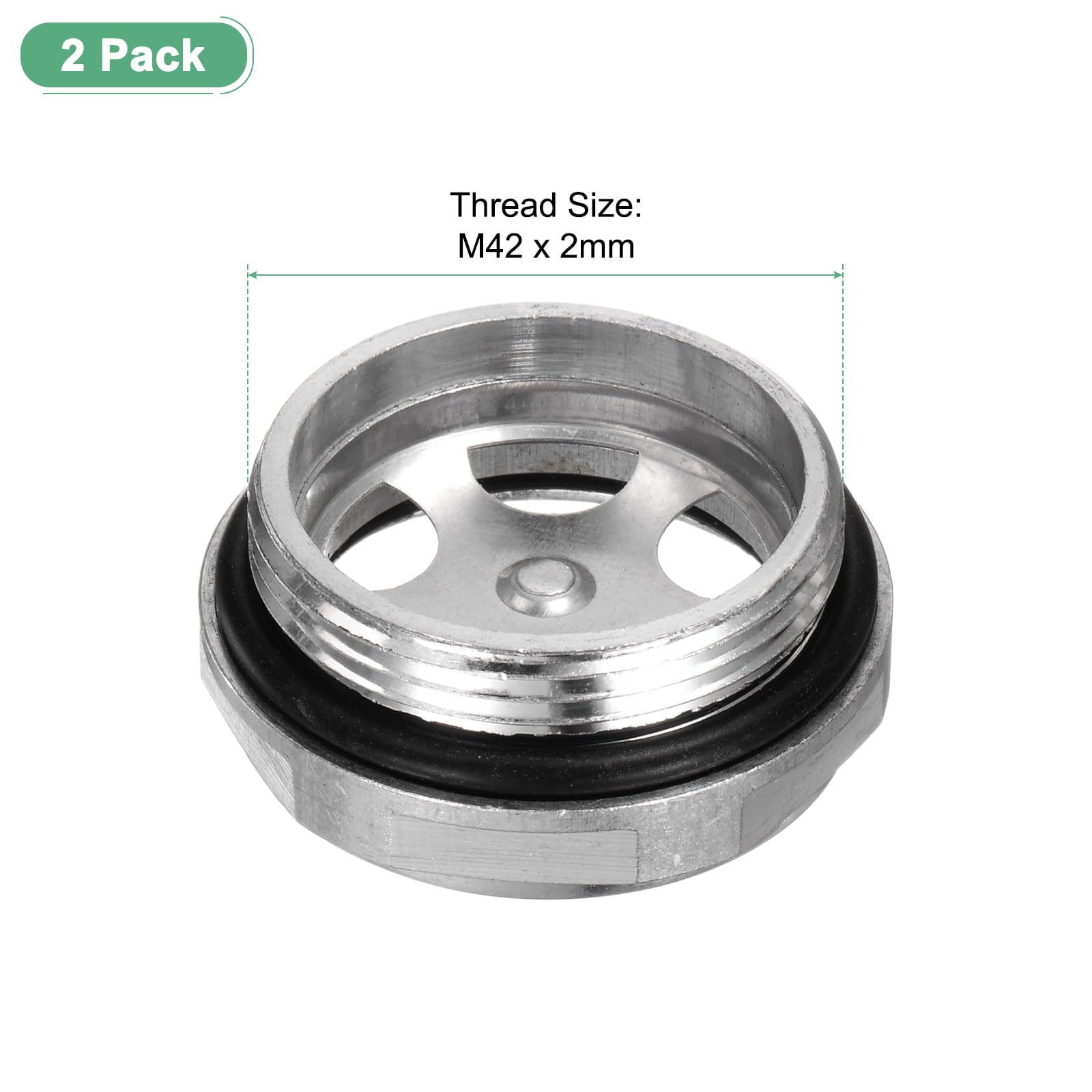 M METERXITY 2-Pack Air Compressor Oil Sight Glass - Image 3