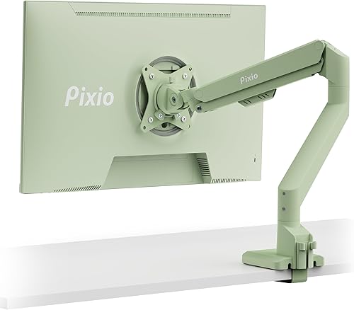 Miniatura 21 de Pixio PS1S Wave Blue Soporte de Brazo para Monitor Único Montaje de Escritorio - Se adapta a monitores de hasta 32 pulgadas y hasta 19.8 libras.