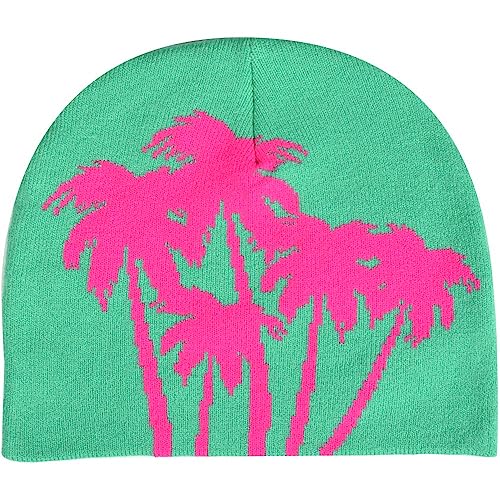 Palm All-Purpose Beanie - Y2K Hiphop Fashion Hat Multifunctional Lightweight Skullies Running Workouts Beanie