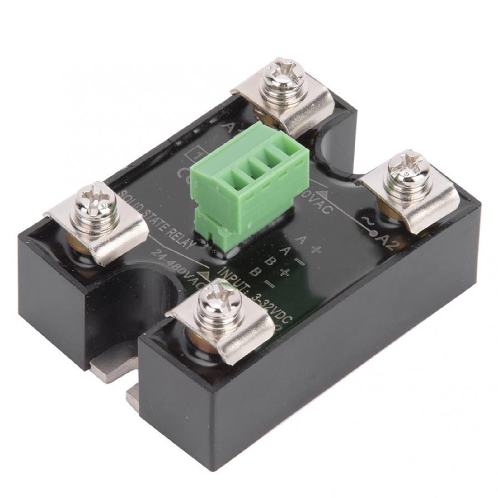 10DA 25DA 40DA SSR doble canal DC Control AC relé monofásico de estado sólido 10A 25A 40A módulo retardo voltaje con carcasa(SK40DA)