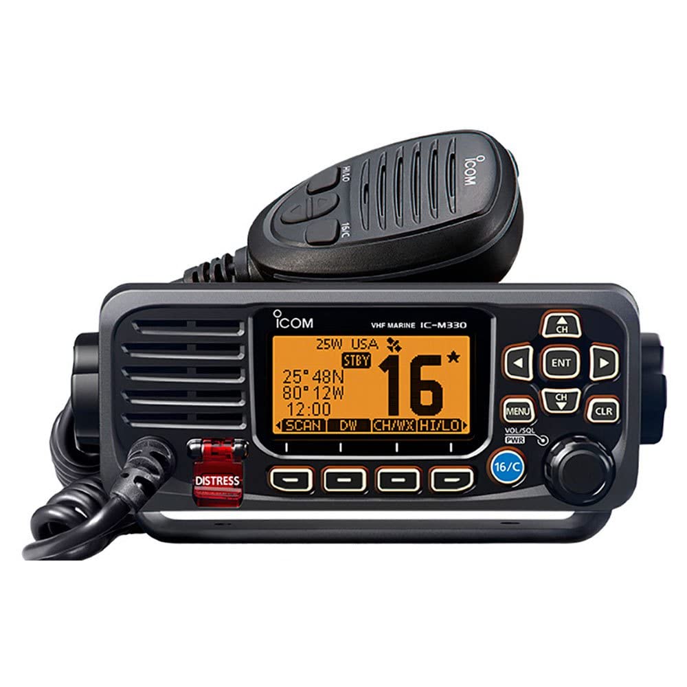 ICOM IC-M330G VHF ultra compatto con ricevitore GPS (nero)