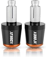 Vista 3 de Para XT660X 2004-2017 XT660 XT 660 X 660X 2005 7/8" 22MM Motocicletas Manillar Manillar Tapón Tapón Perillas de manillar (Color : Gris)