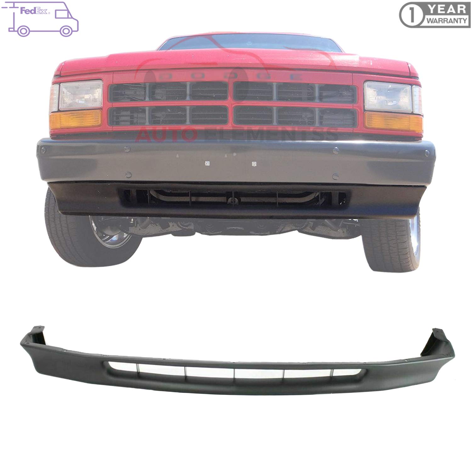 Amazon.com: Autoelements New Front Lower Valance Air Dam Primed