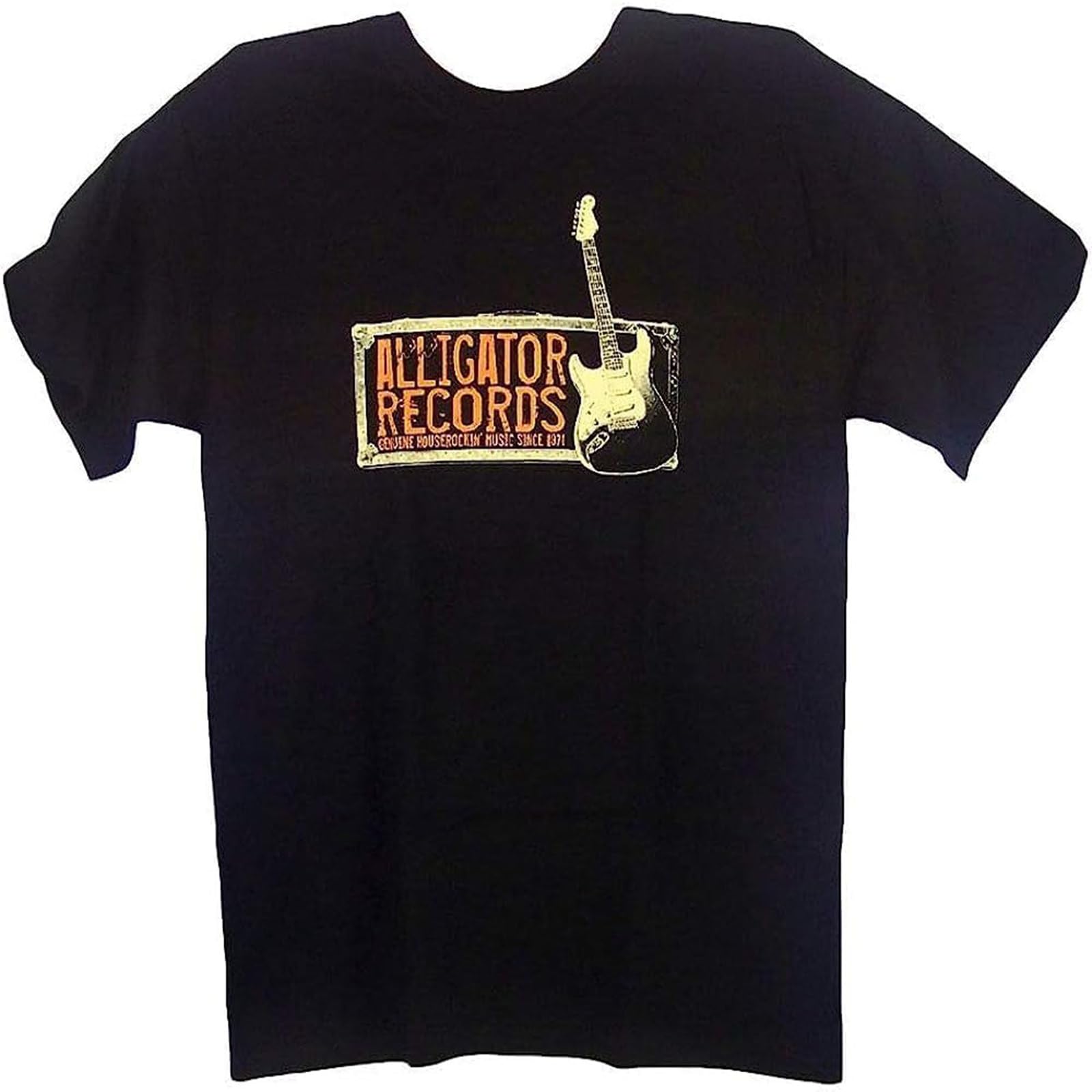 Alligator Records 35th Anniversary T Shirt Johnny Winter Buddy Guy KOKO Shirt Black S