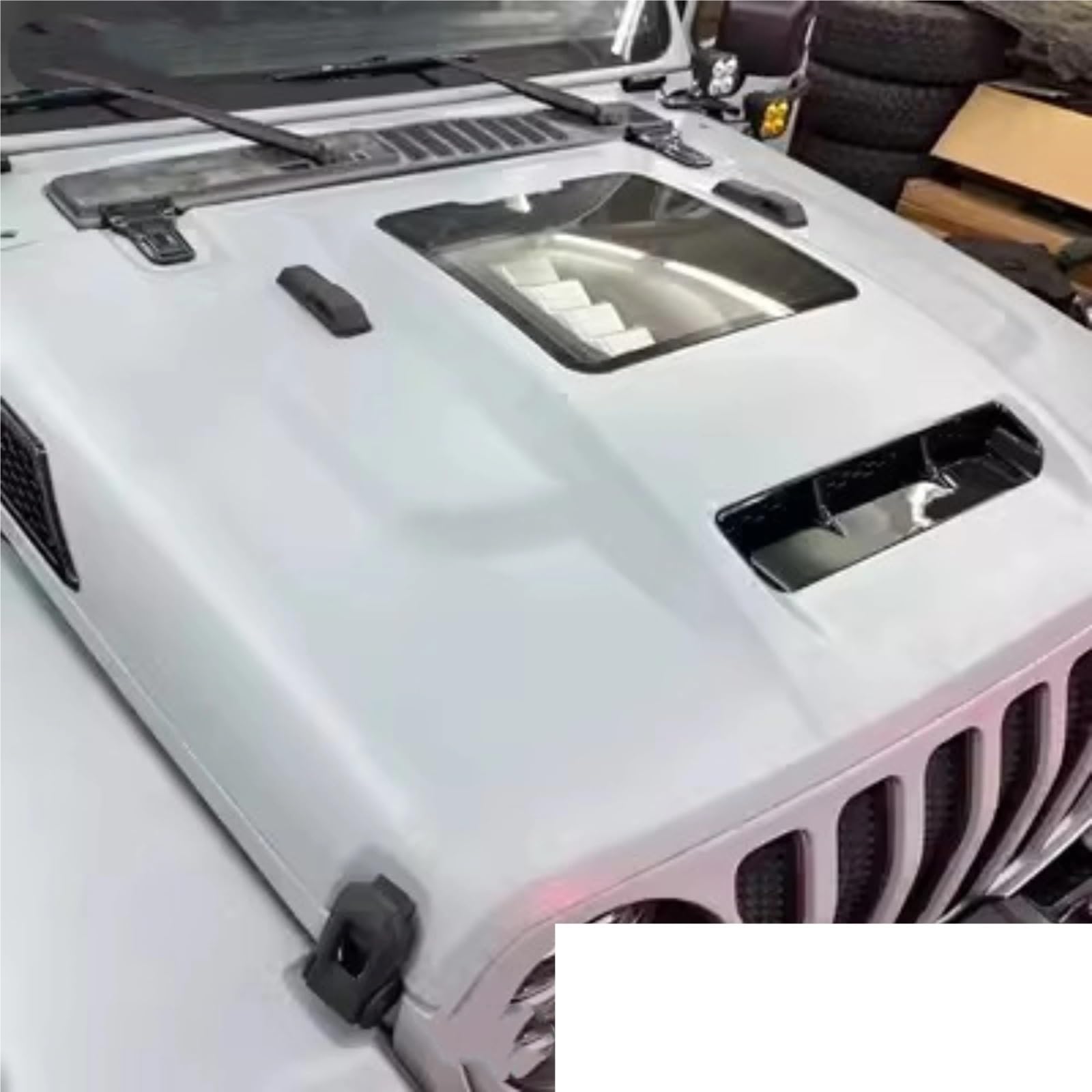Amazon.co.jp: ボディキット エンジンカバー 透明フード ジープ