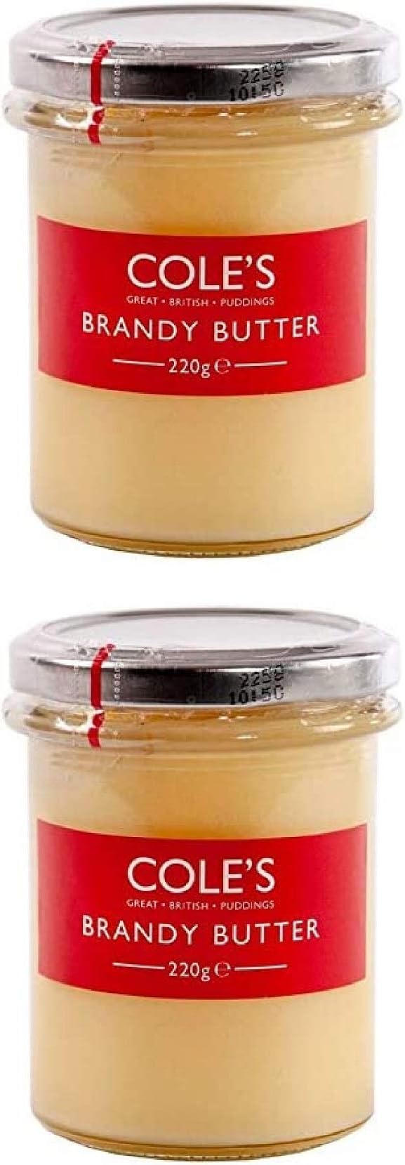 Bundle of 2 - Cole's Brandy Butter 220g (7.8oz) - Ships 3-5 Days USA