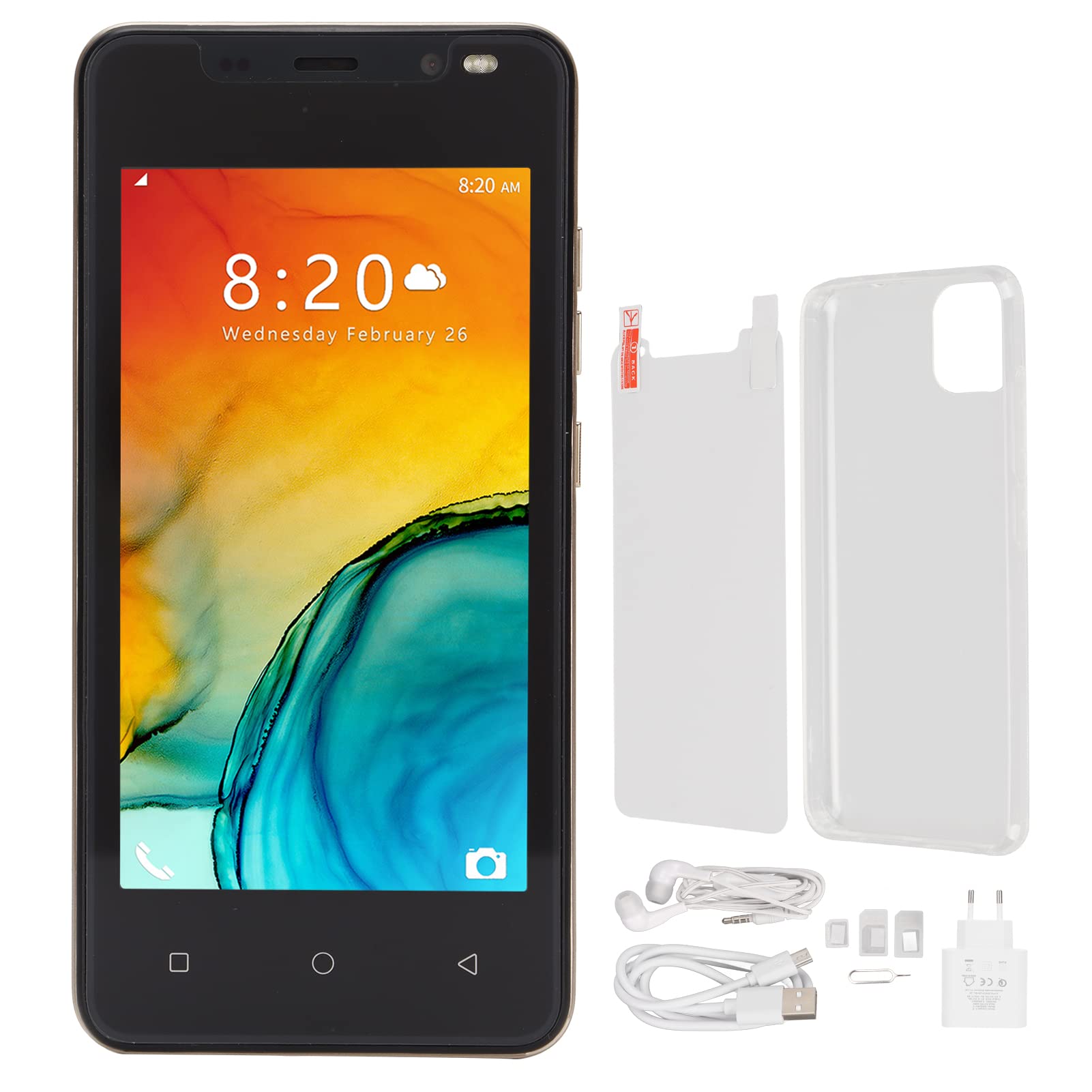 【Hayashi】i12Pro Android I12 Pro Max Unlocked Android Smartphone, 4.66 Inch FHD Face Unlock