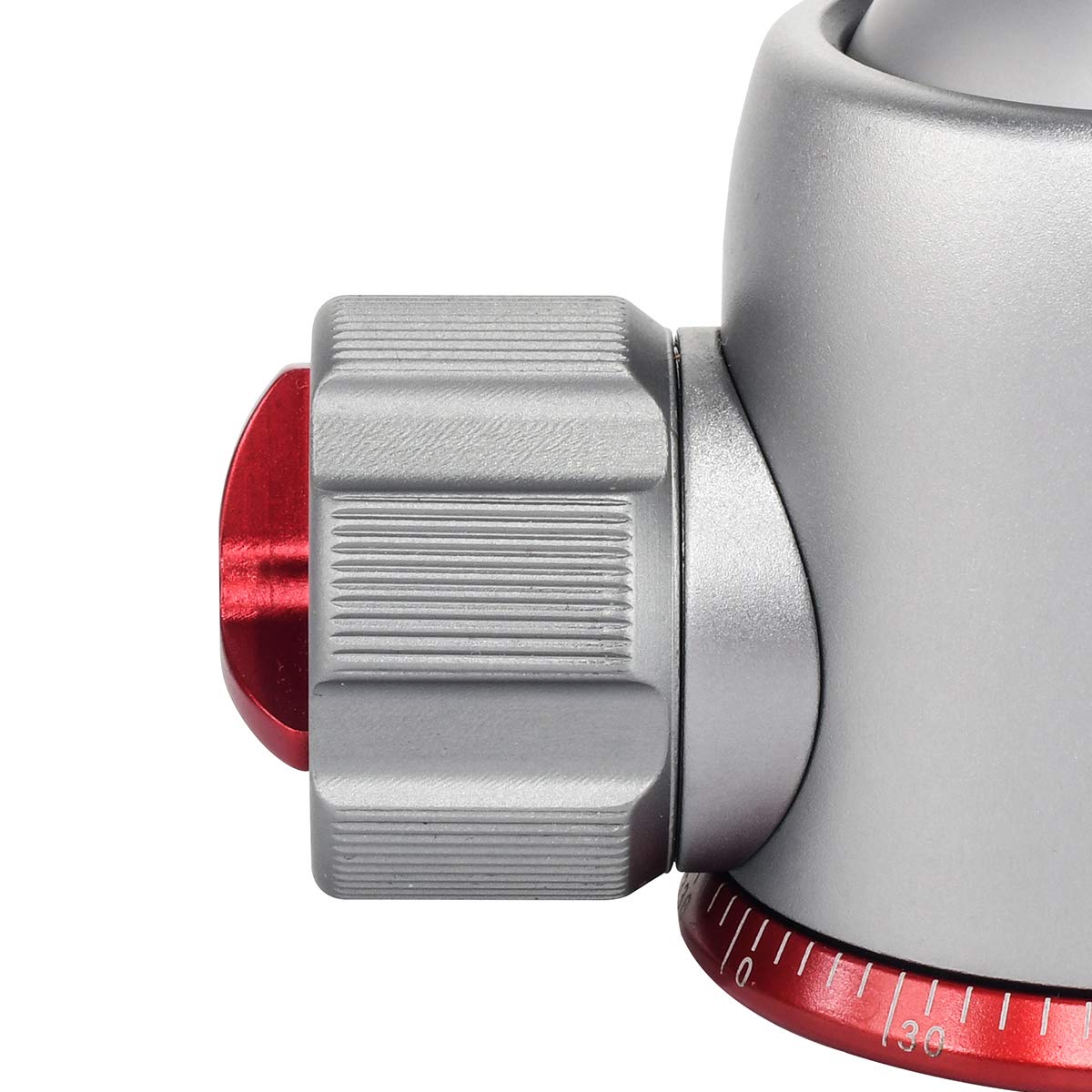 JUSINO FGS-41 Rotule Tête Sphérique Professionnelle Support Appareil Photo avec Bouton de Friction | Fabriqué en Aluminium Aéronautique | Compatible avec Arcaswiss Plaque de Changement Rapide