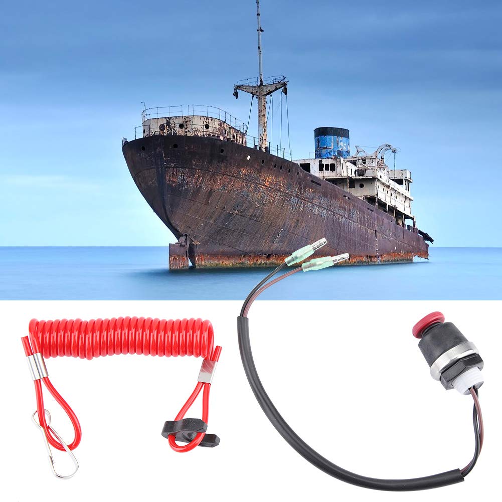 Cordon de sécurité d'alluage de bateau cordon de serrage pour corde de sécurité pour oteur Cordon de sécurité d'alluage de bateau cordon de serrage pour corde de sécurité pour oteur