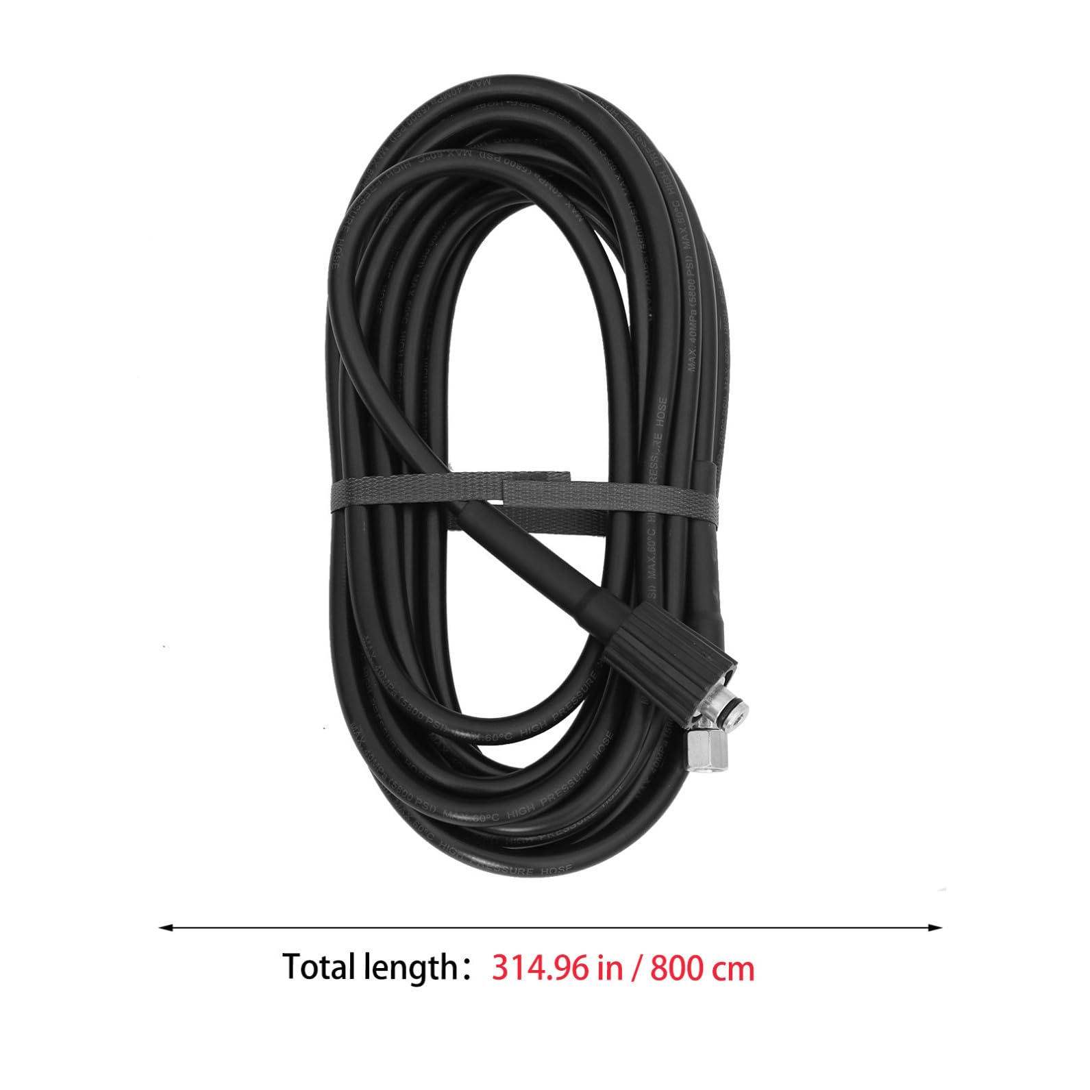Veemoon Manguera de Alta Presión Portátil para Hidrolimpiadora Tubo Flexible y Ligero para Limpieza y Extensión de Lavadora de Presión