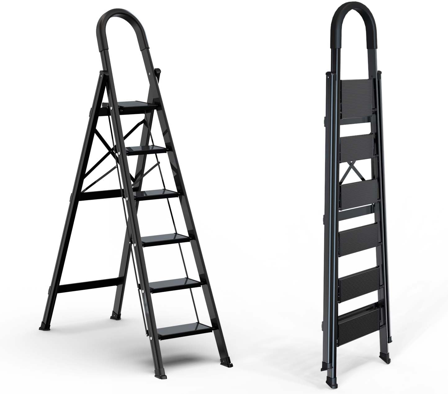 GameGem 6 Step Ladder for 12ft Ceiling