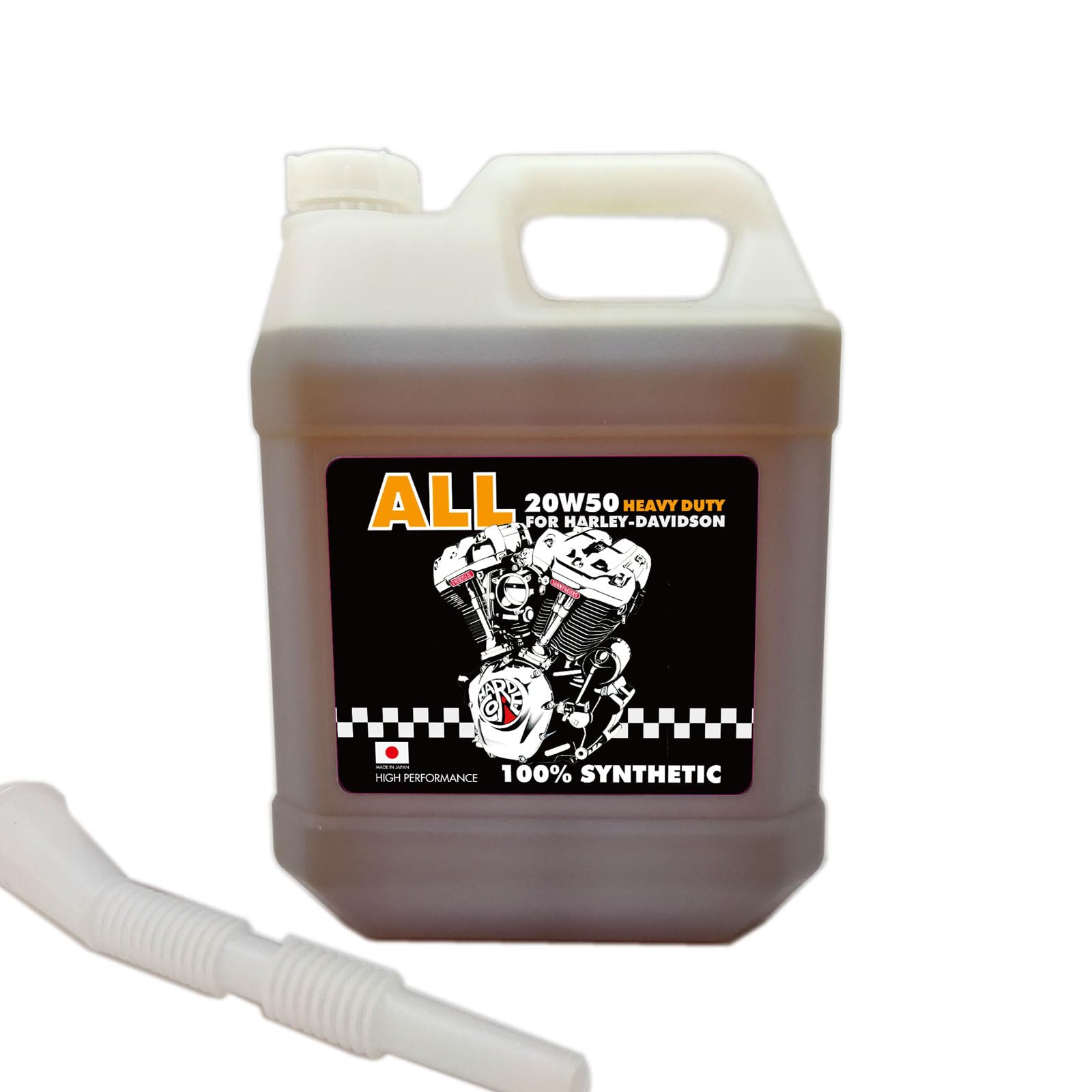 Amazon | 100％全合成 SYNTHETIC 20W50 エンジンオイル 【4L】【ALL