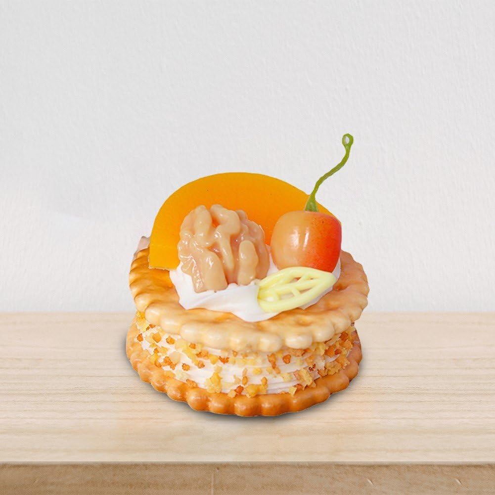 Amazon.co.jp: リアルなフェイクフルーツケーキ食品 6個セット
