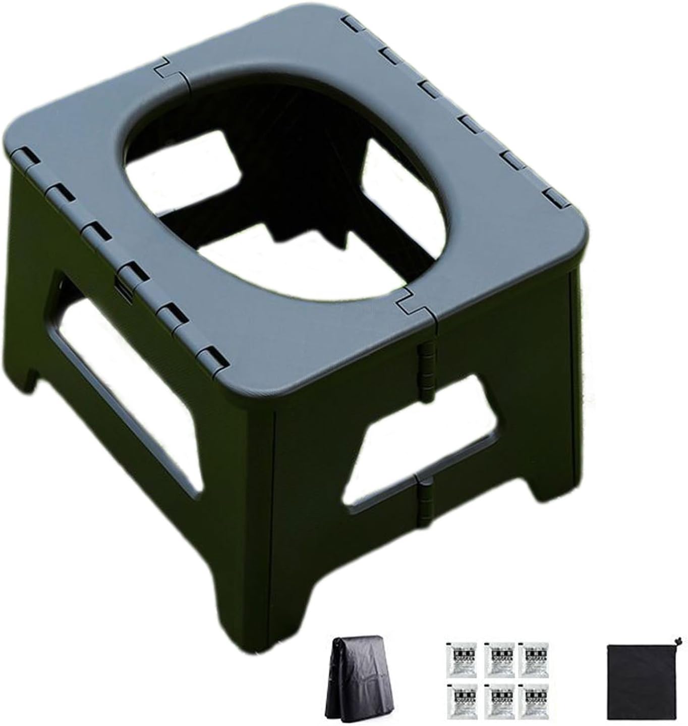 Tragbare Campingtoilette – Klappbares Outdoor-WC