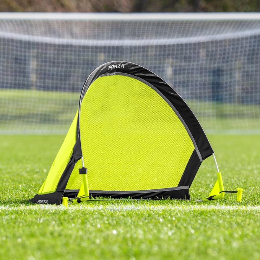 FORZA Flash Pop-Up Pro Soccer Nets | Portable Backyard Training Equipment [2.5ft, 4ft & 6ft Goals]