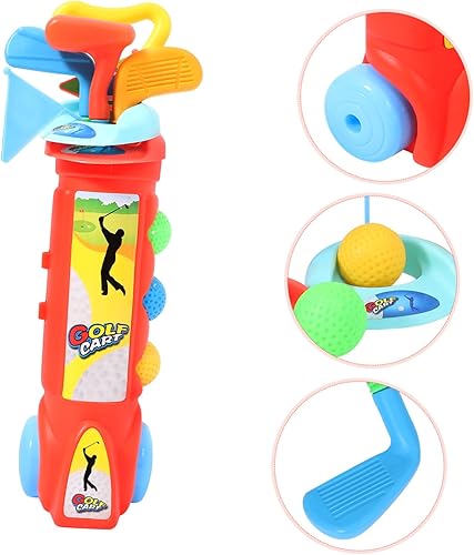 Miniatura 8 de Mini Golf Set Kids Golf Toy Abs Material Golf Clubs for Kids Play Set Indoor Outdoor