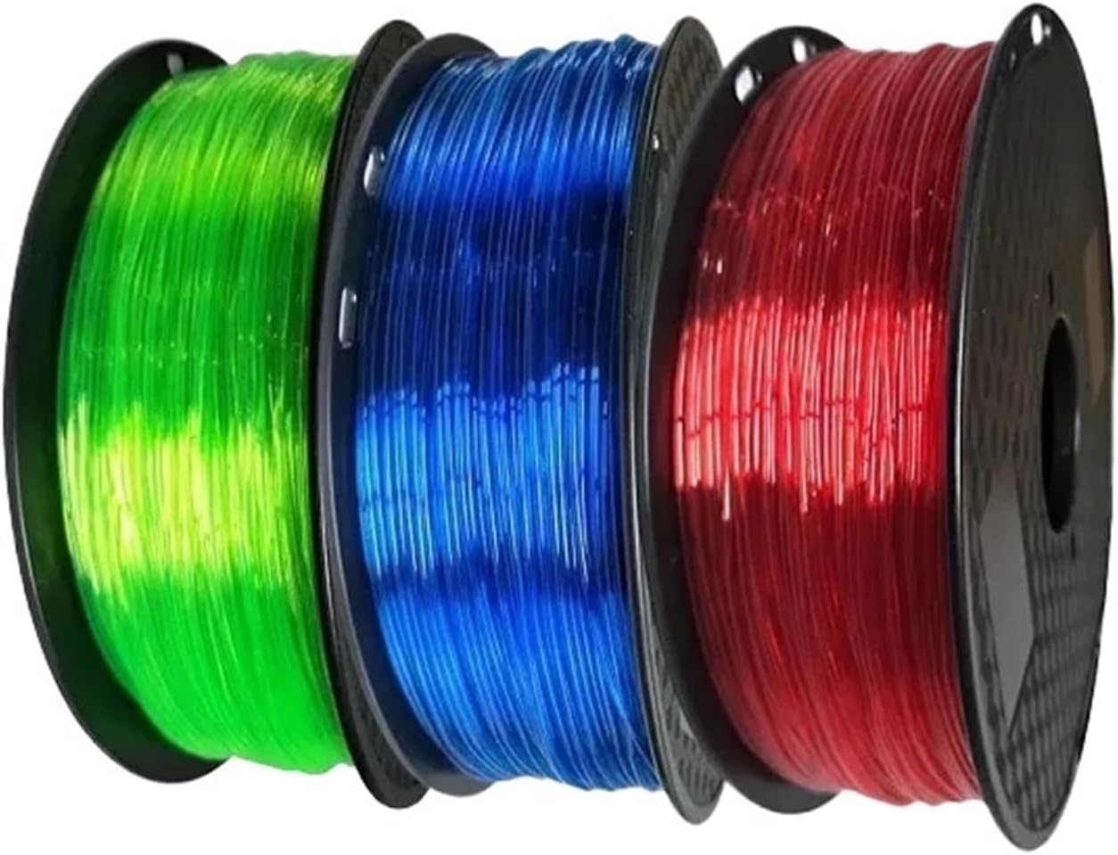 200g/400g/1KG TPU 3D Printer Filament Flexible 1.75mm Filament Trasparent Filament Clear TPU Soft(White,400g)