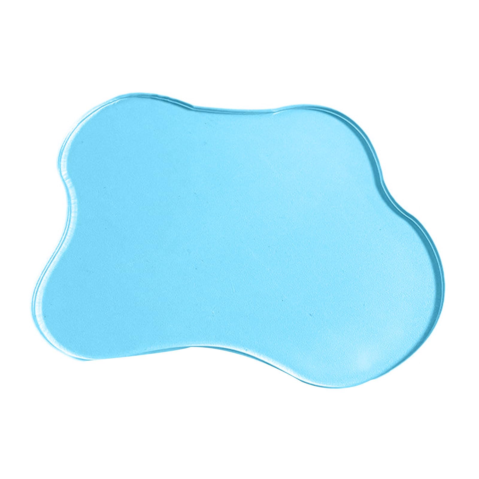 Clear Acrylic Coasters Serving Plate Irregular Shape Cup Mat Tray for Contemporary Dining Table Arrangements Decorative Acrylic Tray
