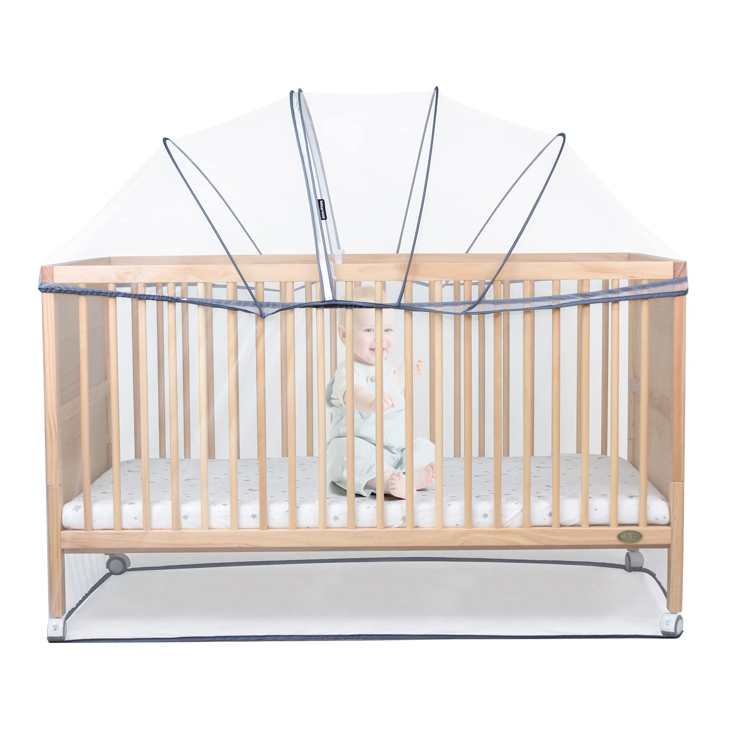 Beberoad Love Crib Tent Mosquito Net for Crib Baby Crib