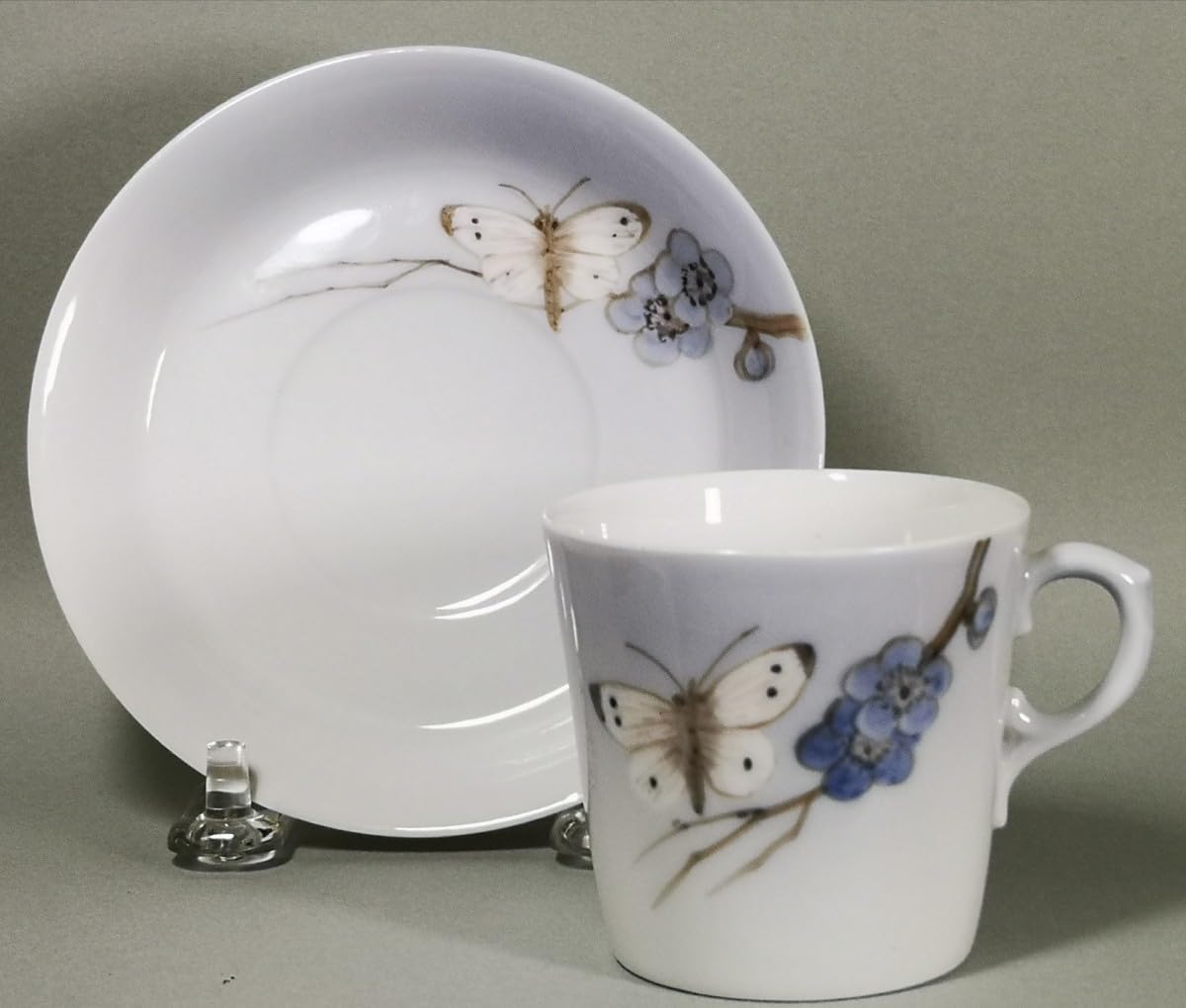Amazon.co.jp: レア品 ロイヤルコペンハーゲン カップ&ソーサー 蝶花枝 