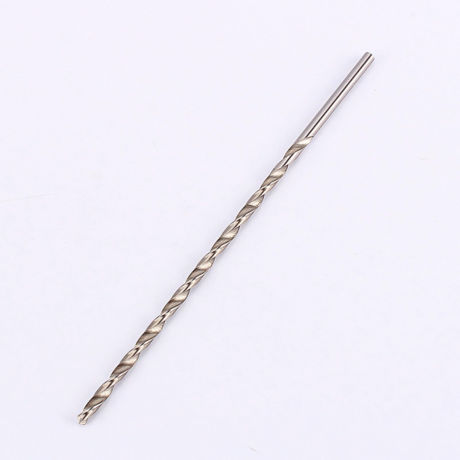 Sunicon Extra Long Drill Bit, 5mm HSS Extra Long 200mm Twist Drill Bit Straight Shank Auger Drill for Wood Plastic and Aluminum