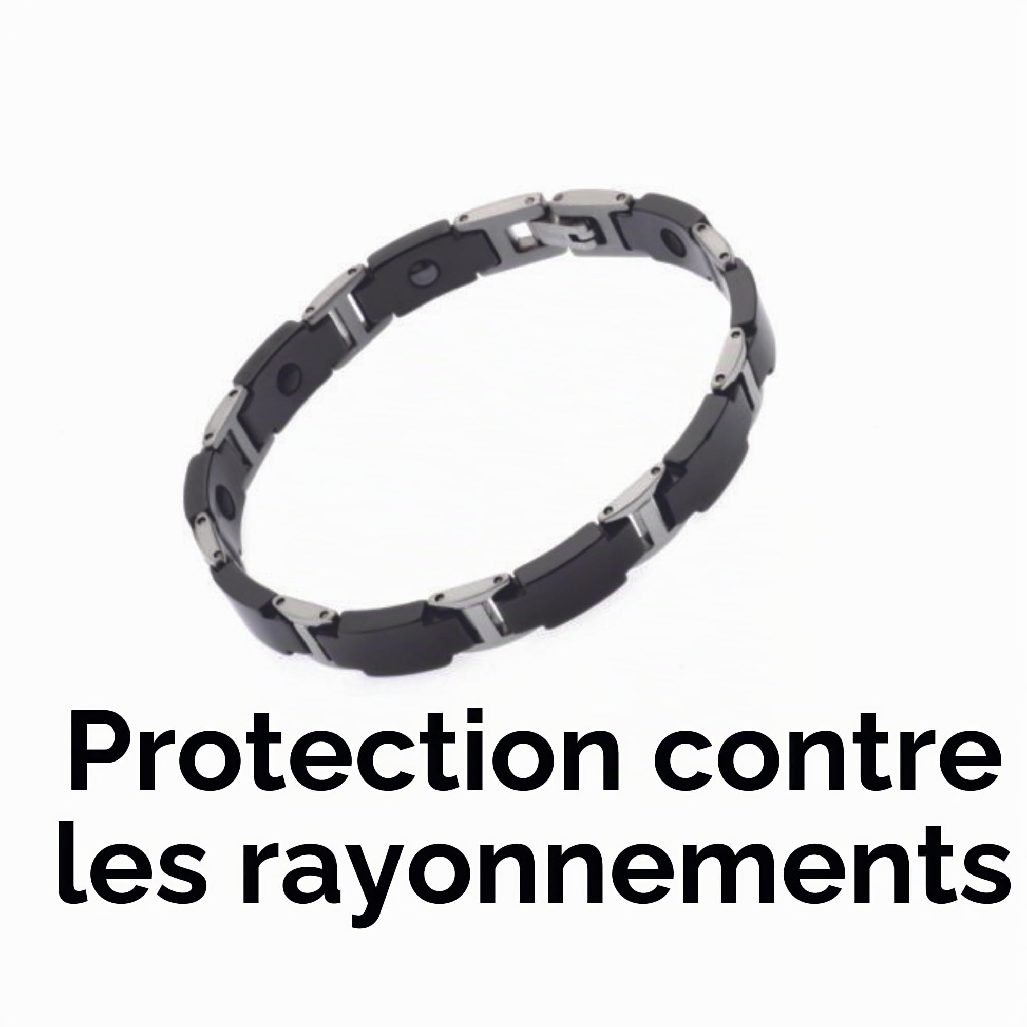 Bracelet Tiens Tie Energie Magic White pour homme - Avec titane pur et ions négatifs