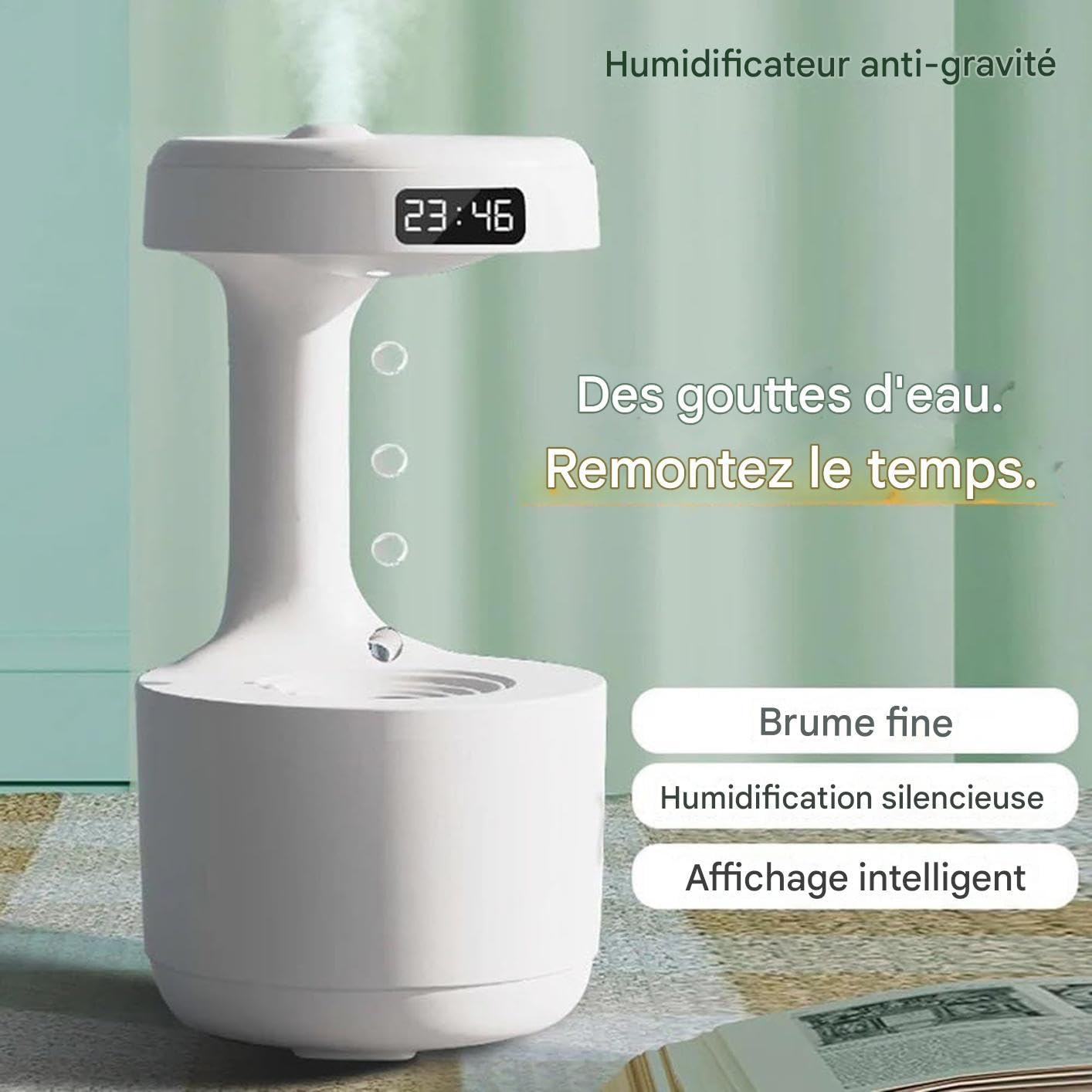 Umidificatore Diffusore Sicuro a a di Pioggia | Umidificatori Intelligenti per la Camera da per Camera da Casa Hotel Scrivania Appartamento Soggiorno