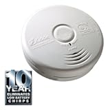 P3010K-CO Worry-Free Kitchen Photoelectric Smoke and Carbon Monoxide Alarm with 10 Year Sealed Battery