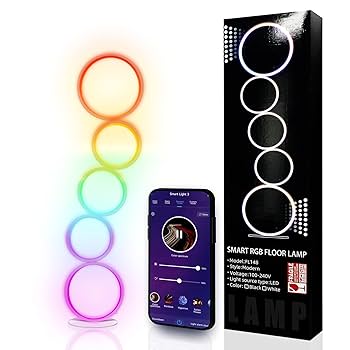 Amazon.co.jp : JIRTH RGB フロアランプ 調光調色 フロアライト