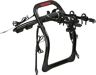 FullBack 3 Premium Trunk Bike Rack, Holds 3 Bikes, Tool-Free Installation, SuperCush ZipStrips, Foldable Arms, SKS Locks, Bottle Opener