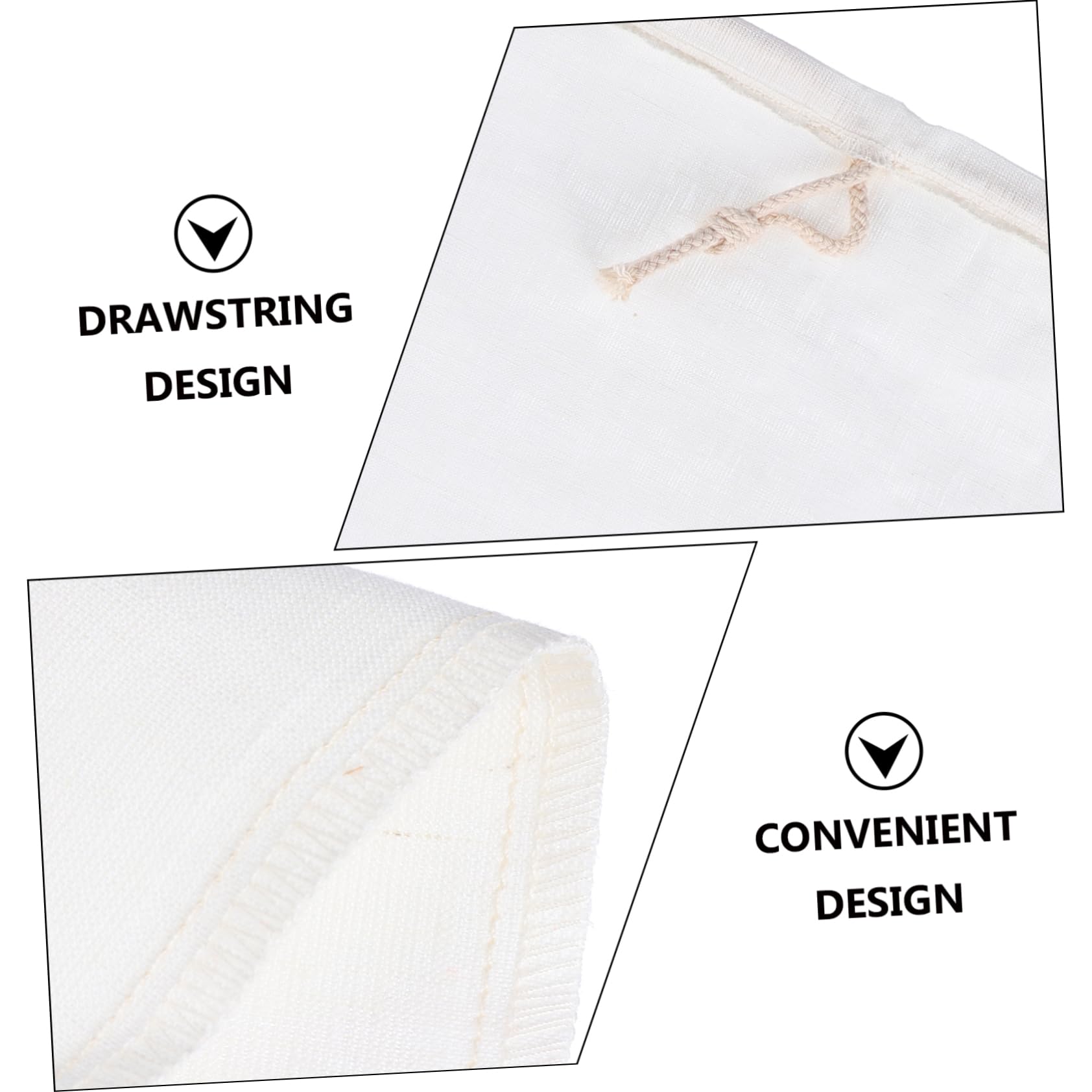 PRETYZOOM 2 Pack Beer Dry Filter Bags Large Reusable Nut Milk Strainer Bag Food Strainer Bag Strainer Beer Brewing Bags