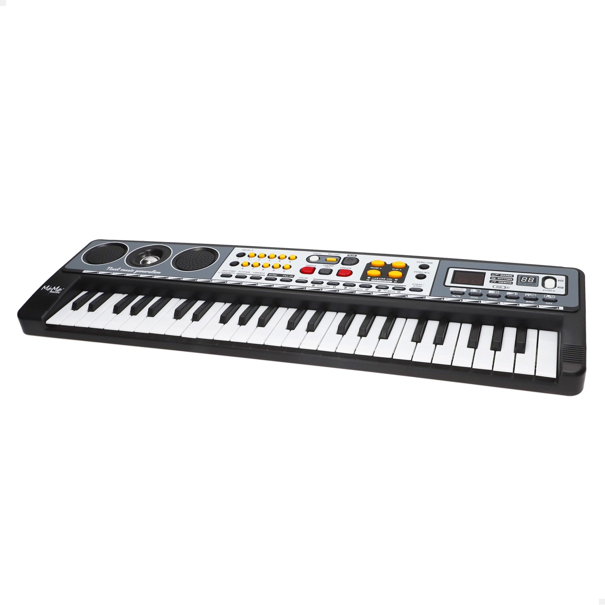 COLORBABY Meme Music Teclado para niños, 49 Teclas, Mide 54x17 cm, Aprender a Tocar el Piano, Teclados Infantiles, Instrumentos Musicales, Juguetes educativos 5 años (47185)