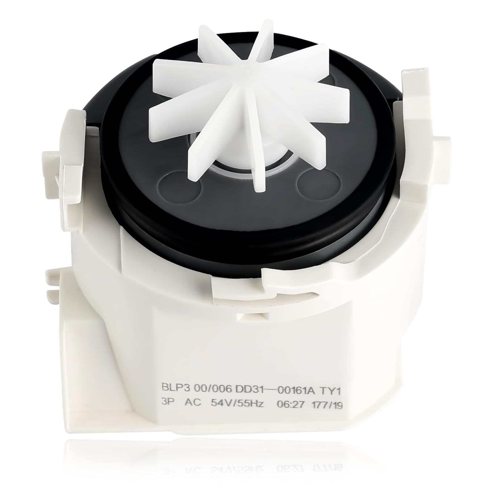 Motor mejorado de bomba de drenaje para lavavajillas, compatible con lavavajillas Samsung, reemplaza el número de pieza de la bomba de drenaje DD31-00016A, AP5917178, PS606350