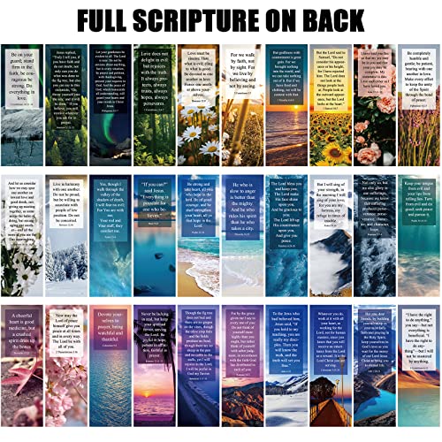 MWOOT 30 Pcs Bible Verse Bookmarks with Full Scripture - Image 4