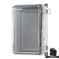 Vista 8 de Caja de Encerramiento Eléctrico Grande Impermeable ip67 Caja de Conexiones al Aire Libre de Plástico ABS y Caja de Proyecto