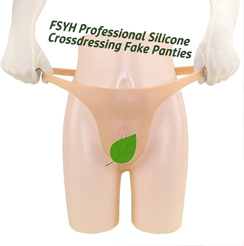Miniatura 5 de Braga realista de silicona falsa sissy ocultando gaff penetrable bragas realistas crossdresser drag queen masculino Cosplay