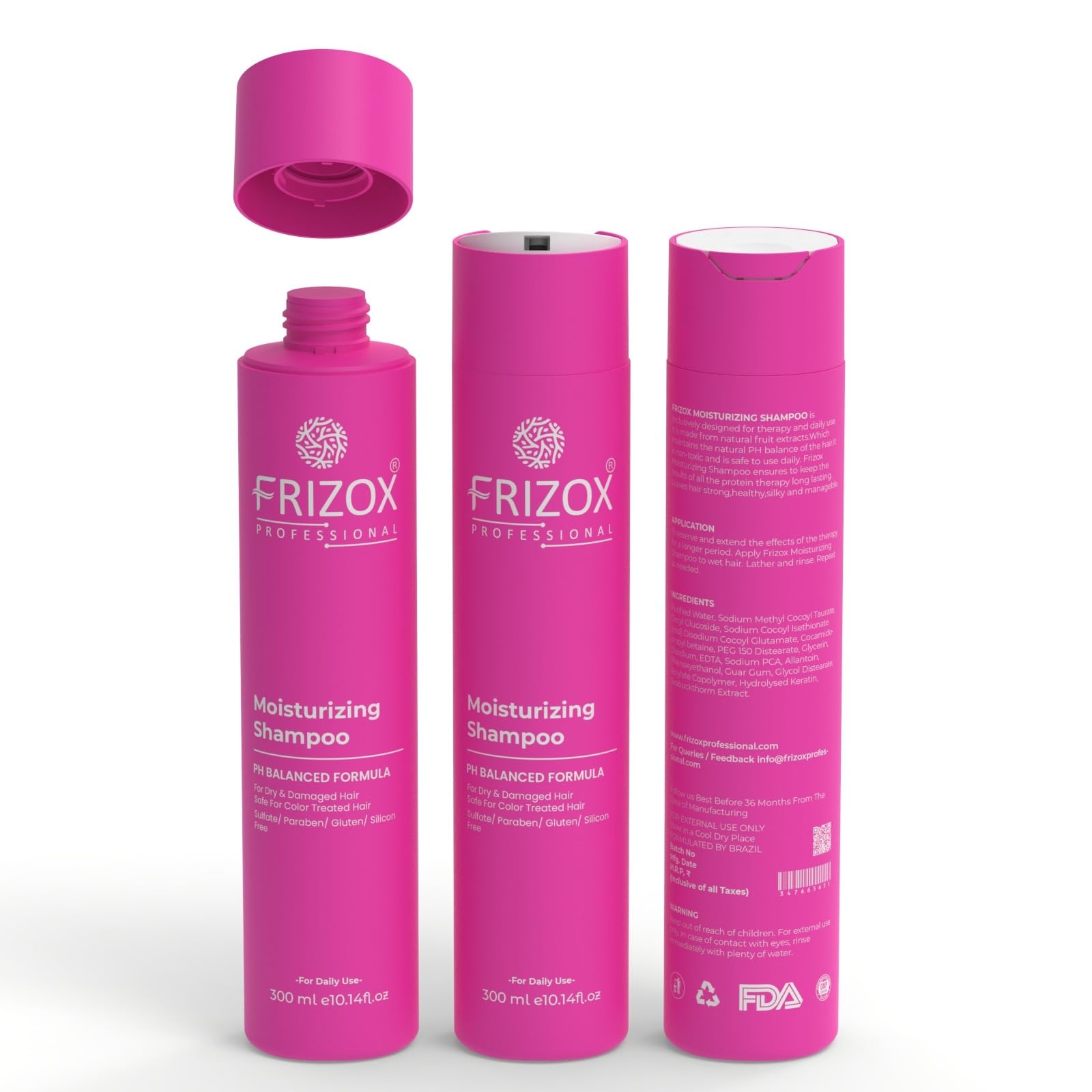 Moisturizing Shampoo for Soft, Shiny And Smooth for Women | White | 300 ML-image-8