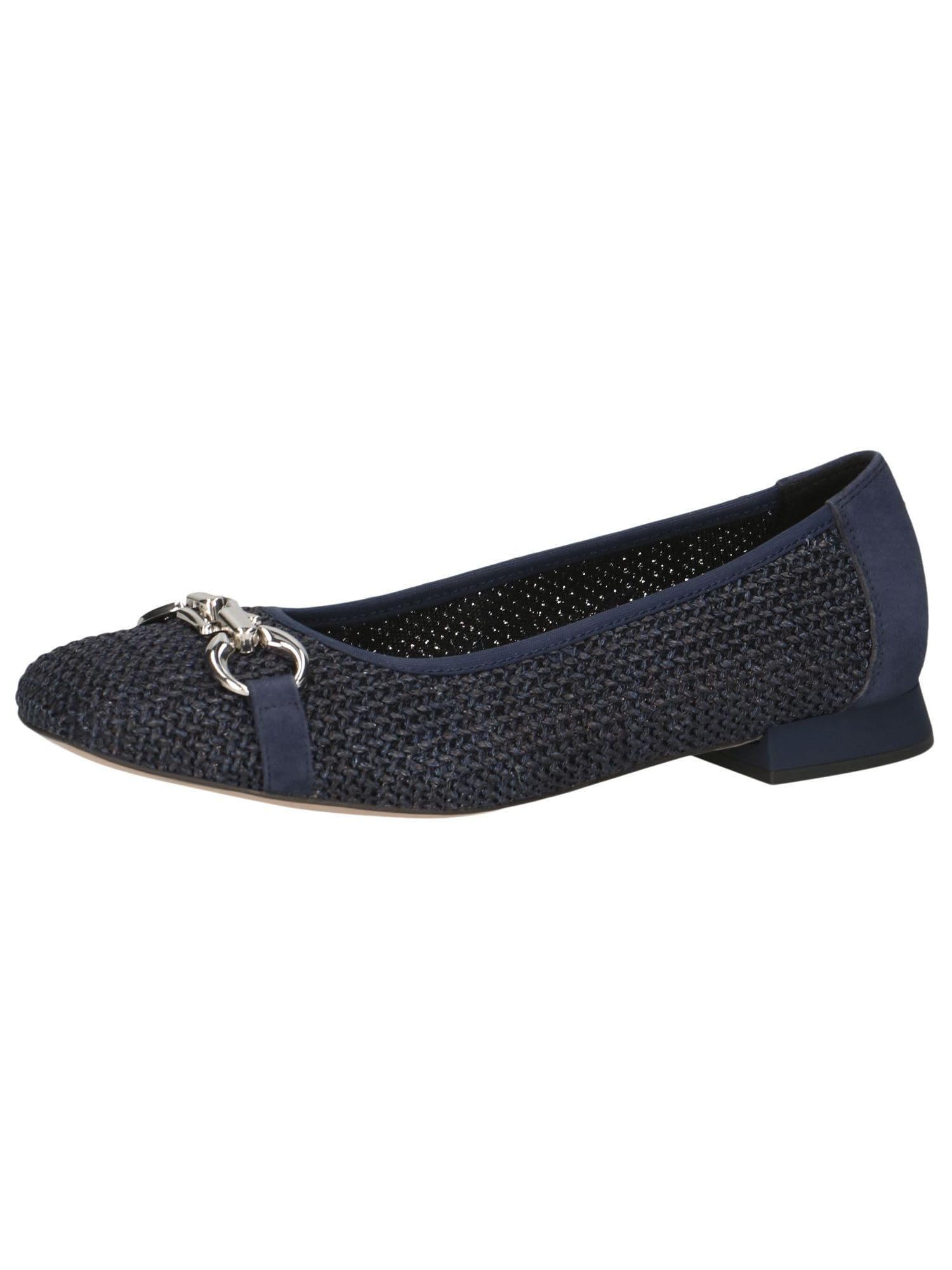 Caprice Ballerina, Blockabsatz, Bequemschuh, Businessschuh mit Schmuckelement – Caprice