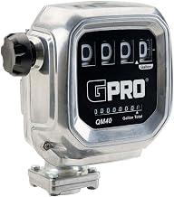 GPRO - QM40 Series Modular Mechanical Fuel Meter in Gallons, 2-40 GPM, 1" NPT Quick Fit Modular Flanges (139000-01)