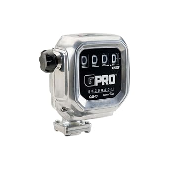GPRO - QM40 Series Modular Mechanical Fuel Meter in Gallons, 2-40 GPM, 1" NPT Quick Fit Modular Flanges 139000-01