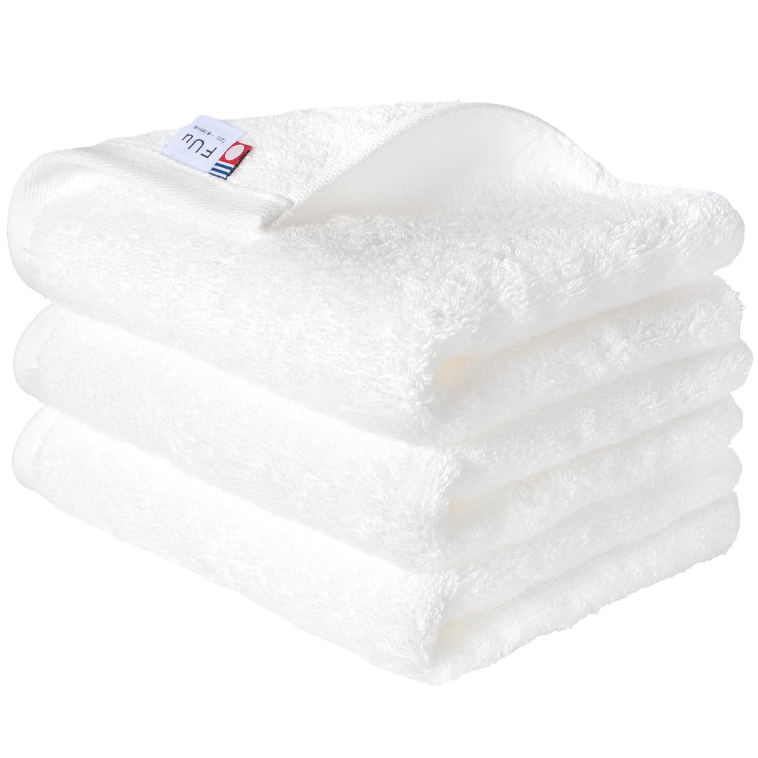 Bloom Imabari Towel Fuu Face Towel Set of 3 Fluffy Hotel Cotton White Japan