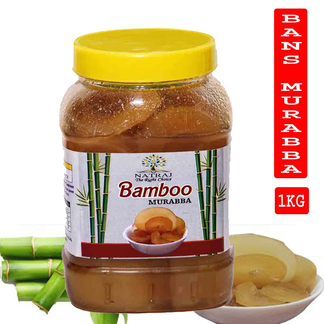 Natraj; The Right Choice Natraj The Right Choice Bans/Bamboo Murabba Helps In Height Increase (Bass Ka Murabba 1 Kg Pack) Sweet Healthy And Tasty Natural Homemade Immunity Booster