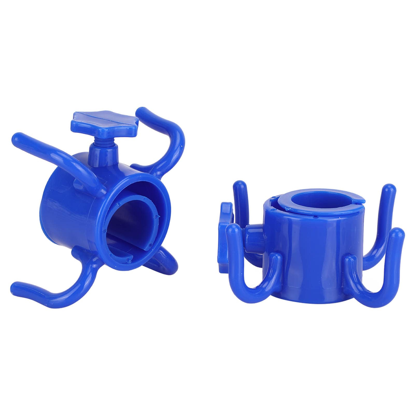 Umbrella Hook, Strong 2Pcs Beach Umbrella Hook Hanger 4 Prong Adjustable Height for Sunglasse for Hat (Blue) - Image 4