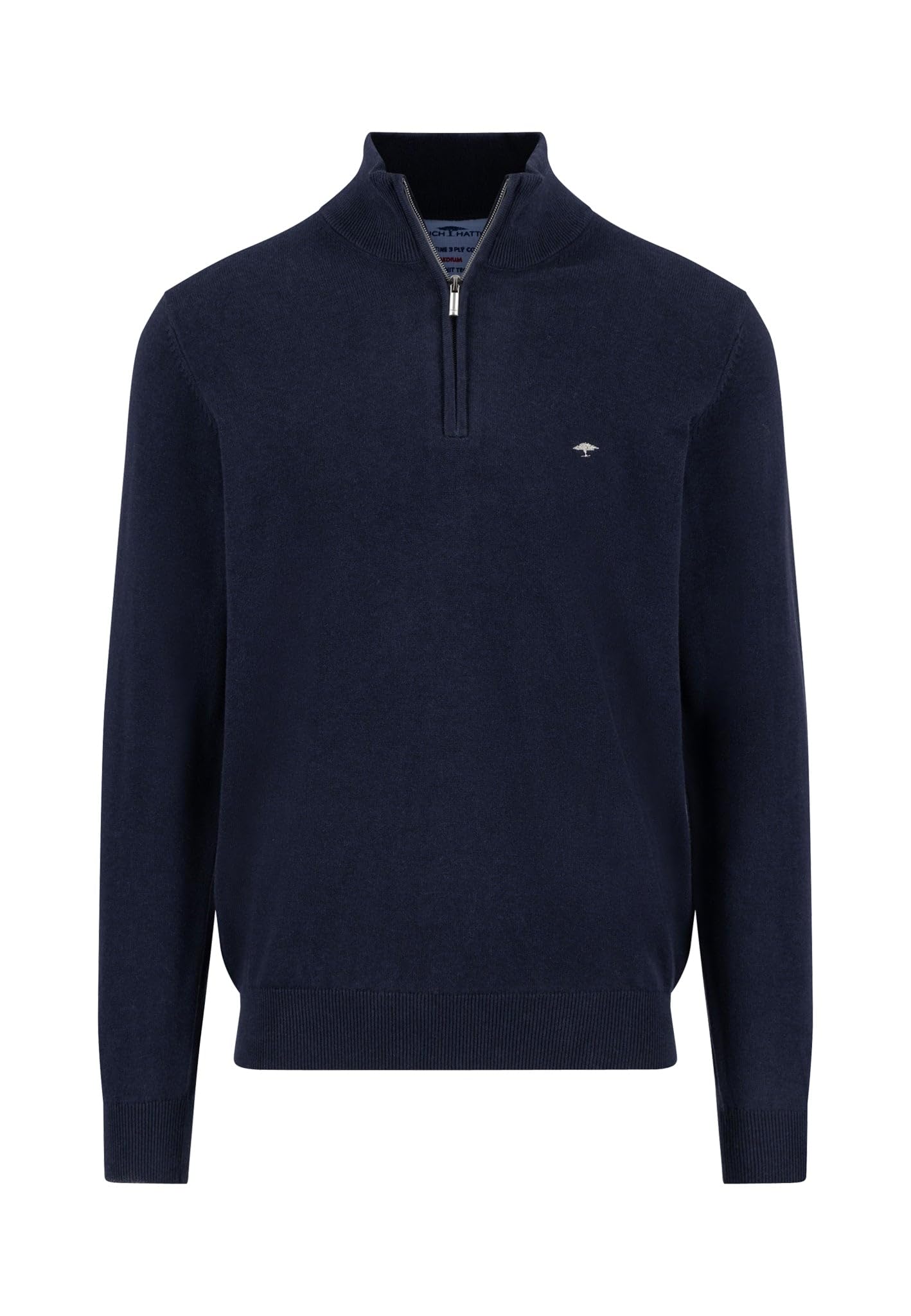 FYNCH-HATTON Troyerpullover aus Reiner Baumwolle