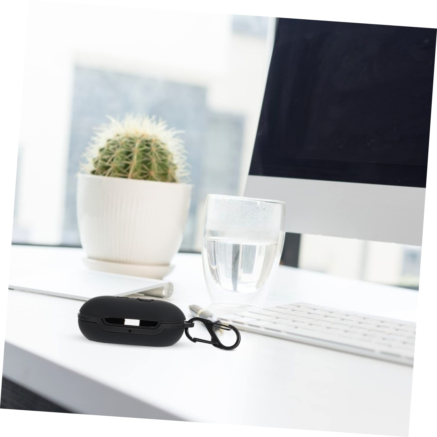 HOMSFOU 3piezas Funda Chic para Auriculares Inalámbricos Protector para Diseño Moderno y Práctico Resistente Golpes y Arañazos Compatible Carga Precisa