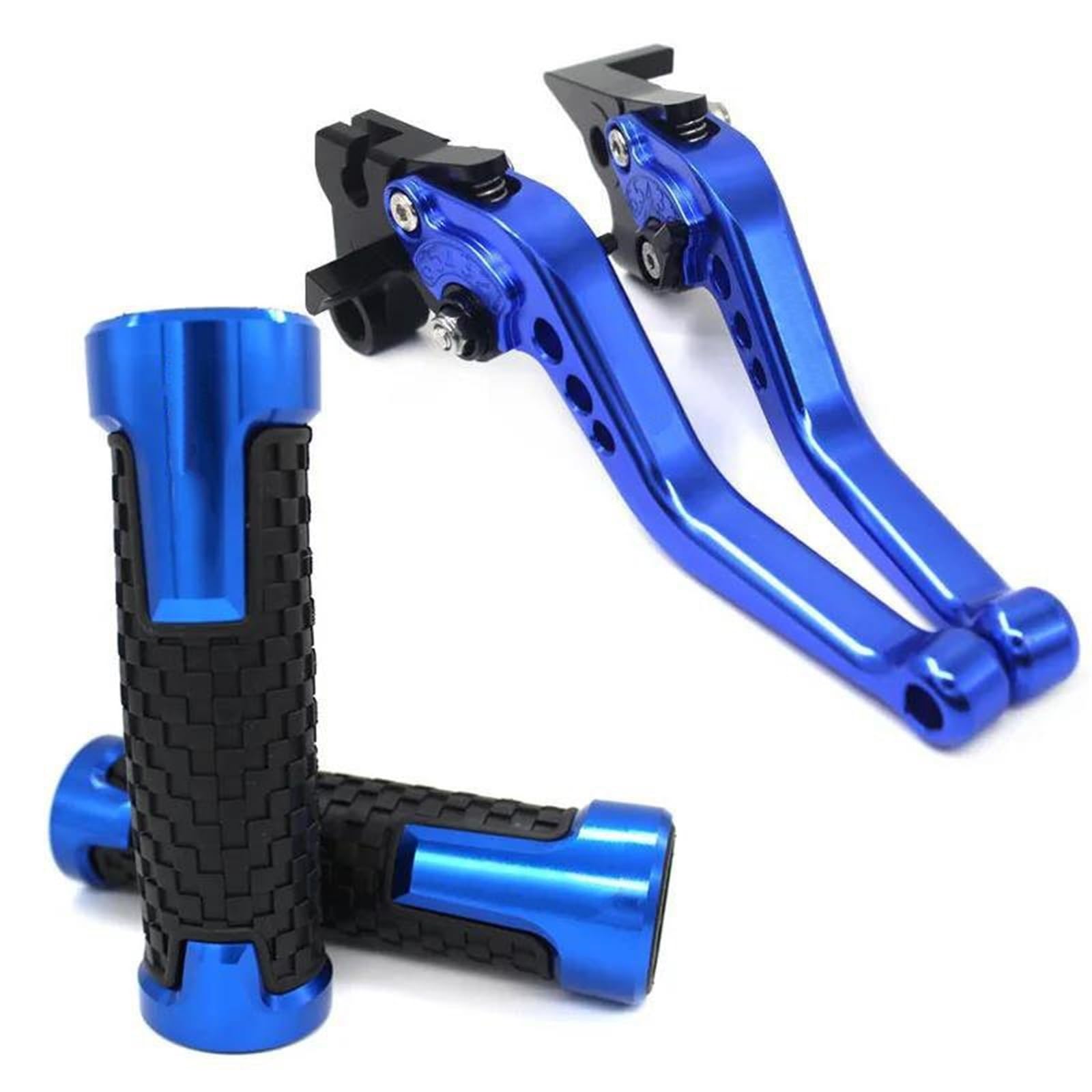 GQUIKGW Replace Motorcycle Control Handle Bar Brake Levers Parts Pivot Clutch for CFMOTO 250SR 300SR 250 SR 300(Blue)